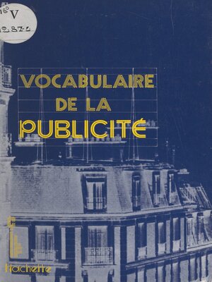 cover image of Vocabulaire de la publicité